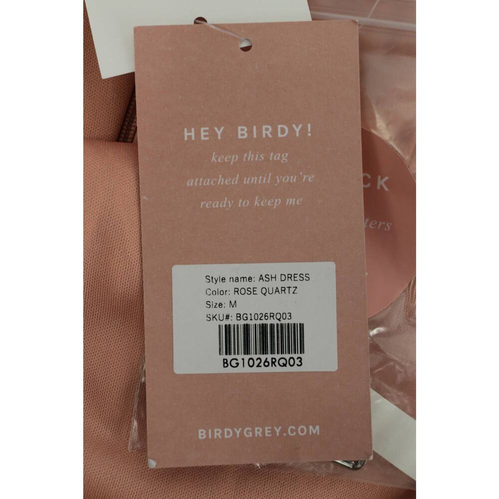 NWT Birdy Grey long‎ rose quartz cowl neck spaghetti strap dress womens medium - Picture 10 of 12